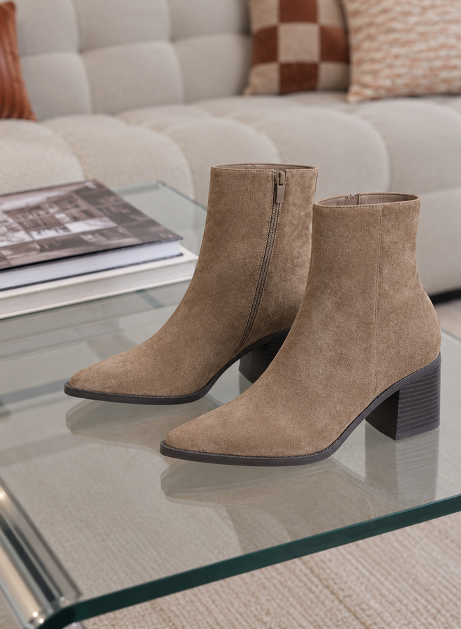 Laarsje kort daim H8-1356H – Khaki