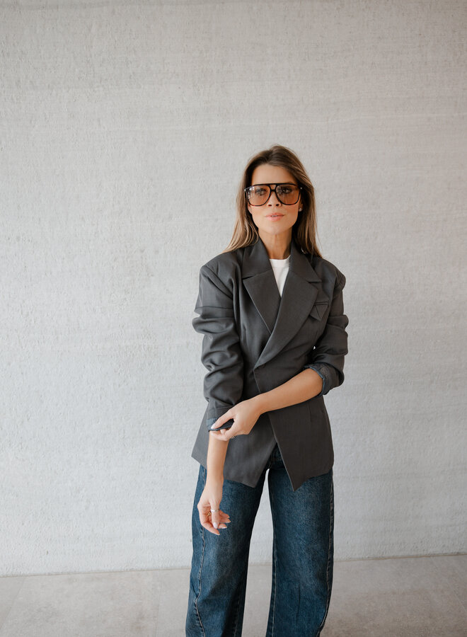 Macy Blazer – Grey