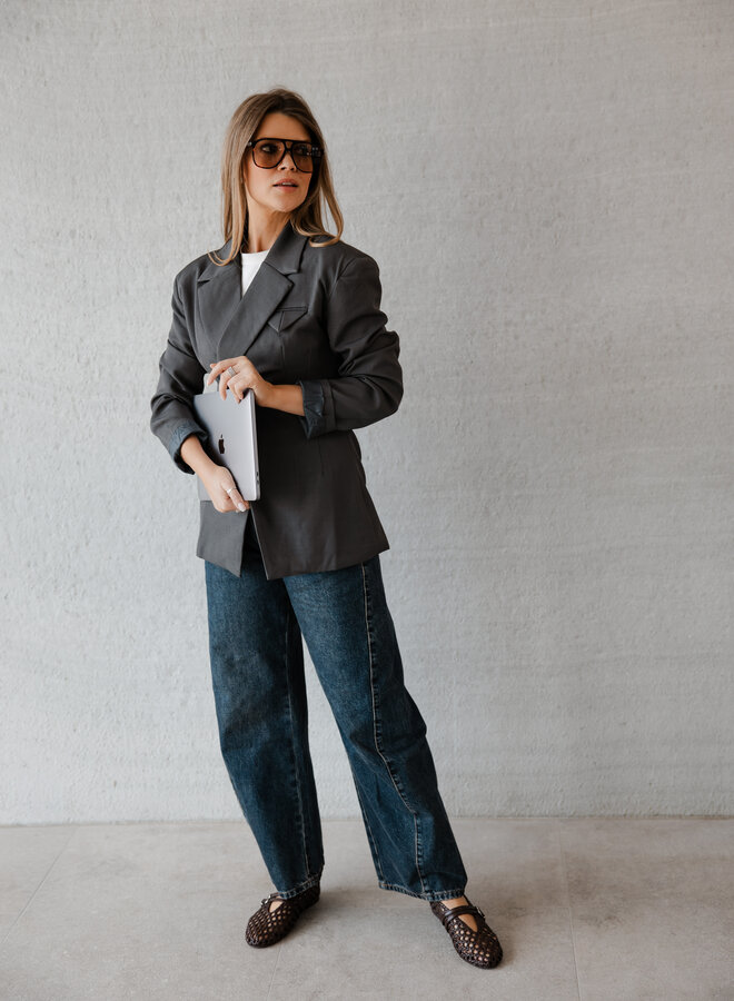 Macy Blazer – Grey