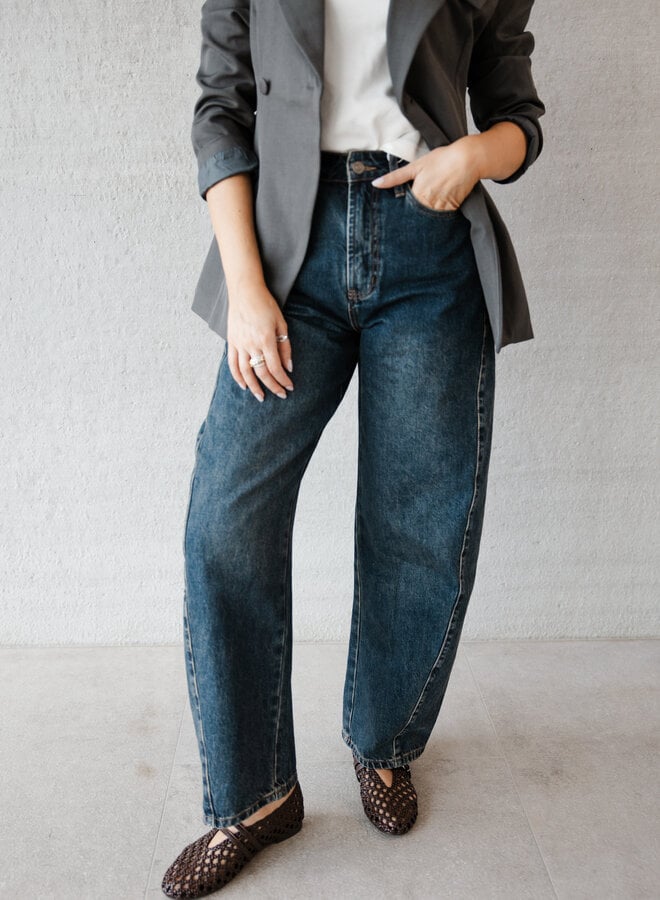 Pascal barrel jeans – Blue Vintage