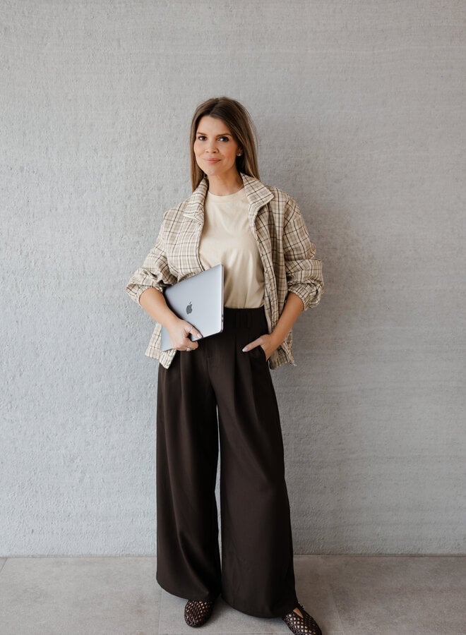 Janice jasje ruit – Beige