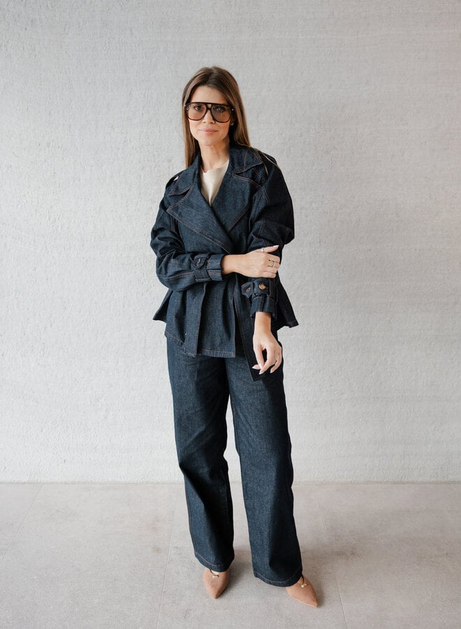 Pipa set jas + jeans – Dark Denim