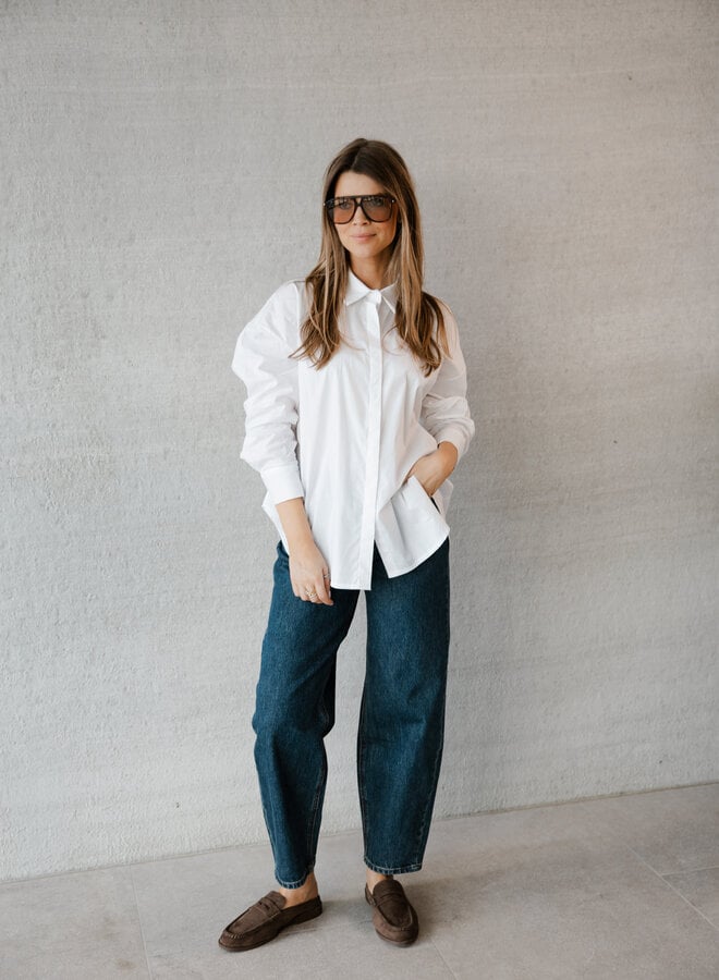 Rune hemdje straight – White