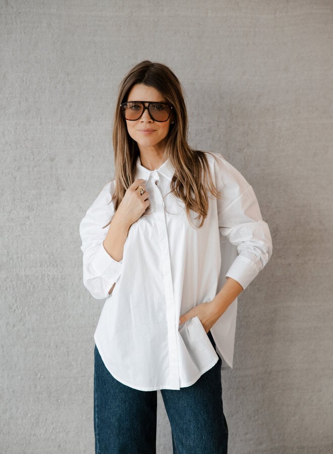 Rune hemdje straight – White