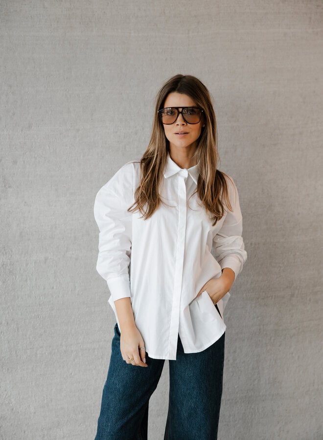 Rune hemdje straight – White
