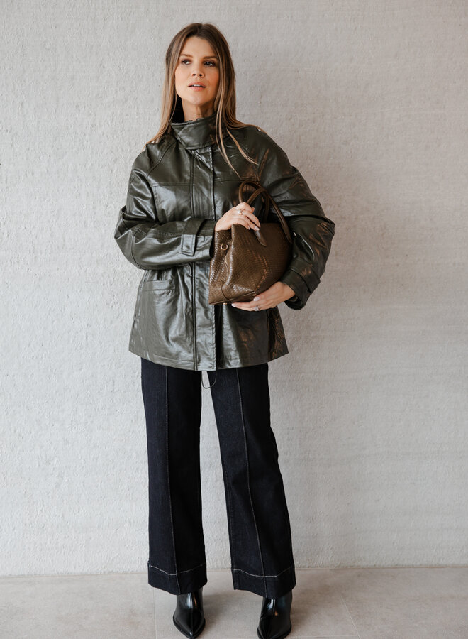 Ludovica jas lakleder – Khaki