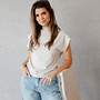Alexine Top trui col – Cream