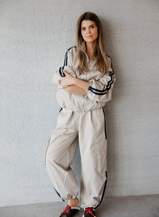 Helena track bomberjacket – Cream