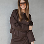 Annabel set jas + skort – Choco