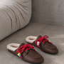 Loafer open Fur – Brown