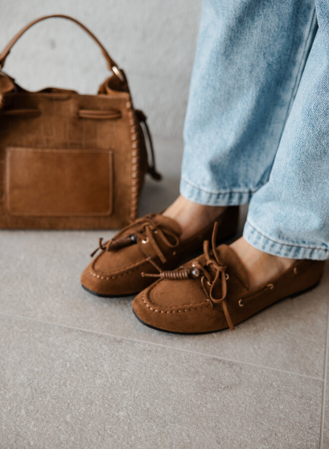 Loafer boat floches H8-1397M – Camel