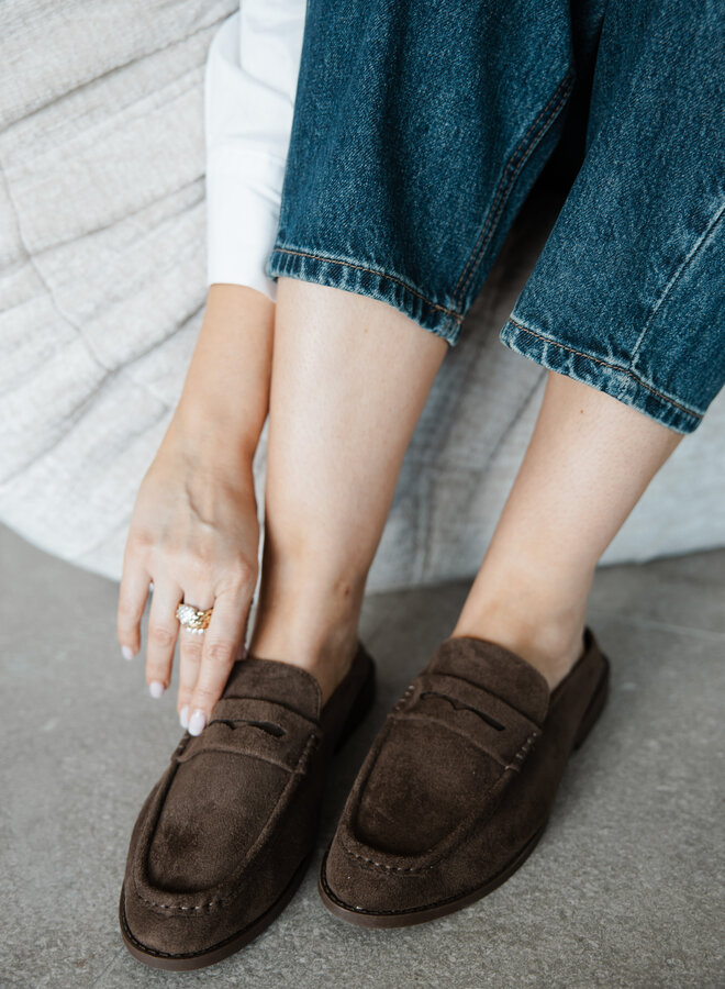 Moccasin open 9883 – Brown