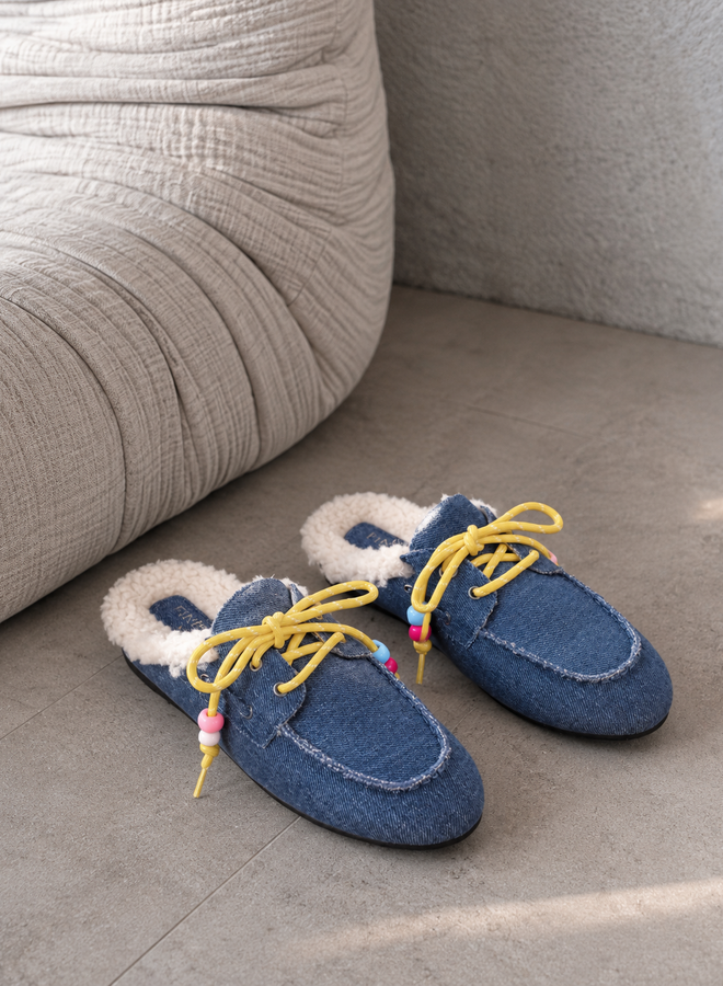 Loafer open Fur – Jeans