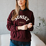 Febe sweater sunset – Burgundy