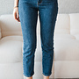 Mia momfit jeans – Dark Blue
