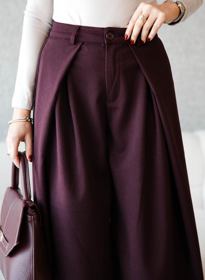 Penelope broekpak – Burgundy