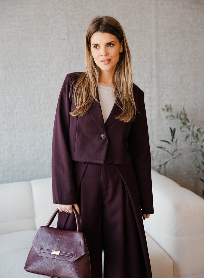 Penelope broekpak – Burgundy