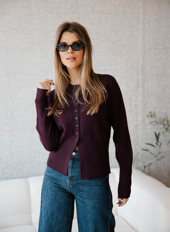 Jenny truitje knoopjes – Bordeaux