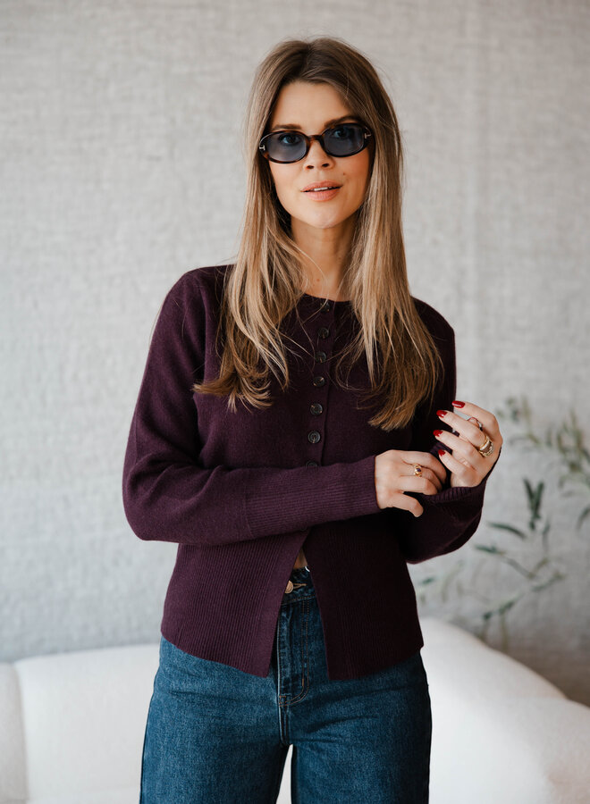 Jenny truitje knoopjes – Bordeaux