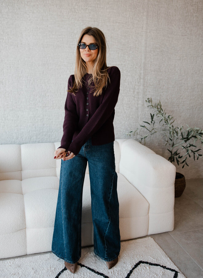 Jenny truitje knoopjes – Bordeaux