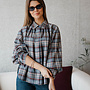 Kim hemdje carreaux pincé – Jeans