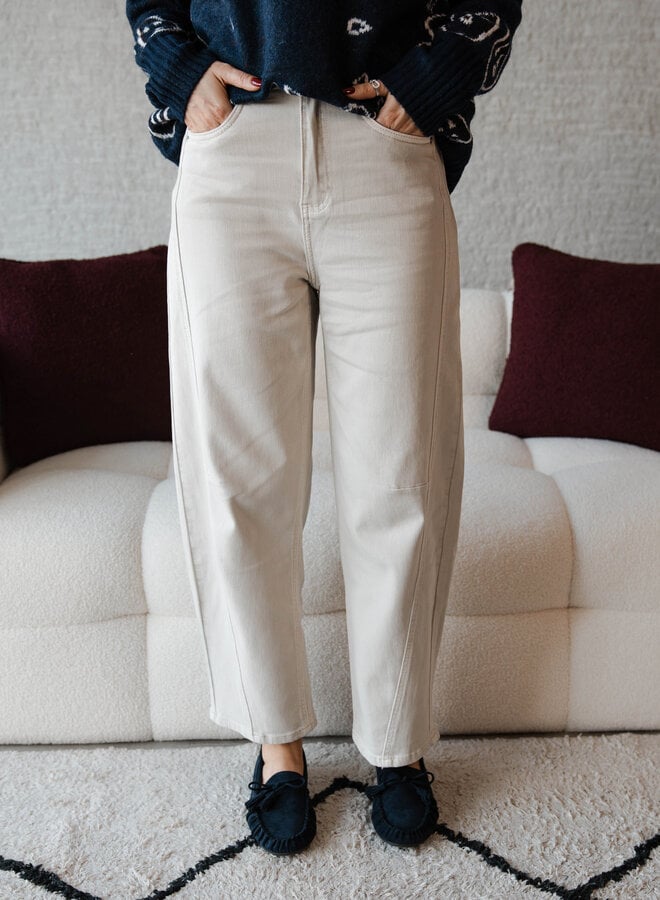 Zarelle Jeans – Beige