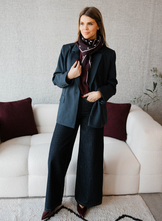 Dolly sjaaltje paisley print – Burgundy
