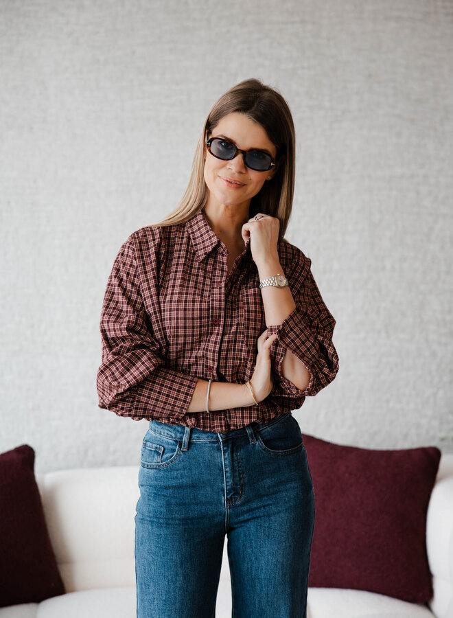 Anna hemdje – Burgundy