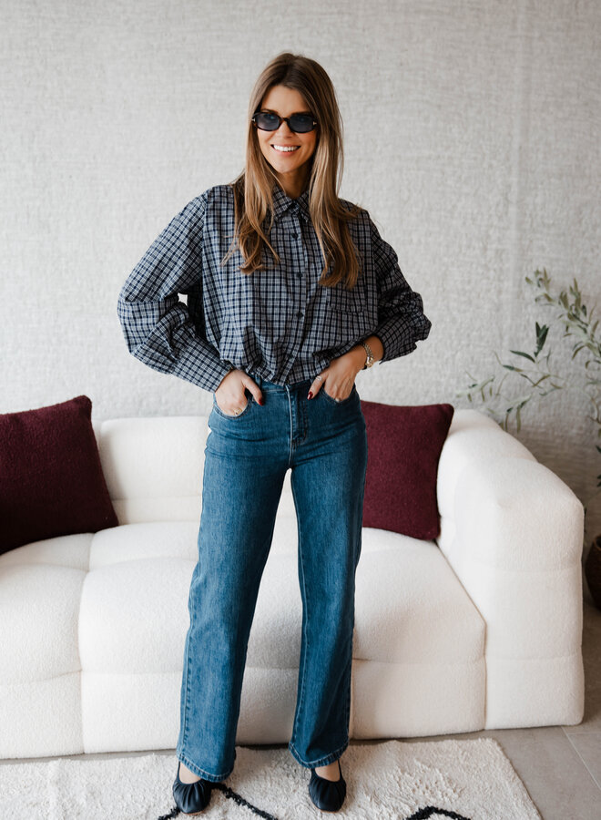 Paulette flare jeans – Blue Stone