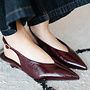 Slingback sleehakje ZZ-4 – Wine