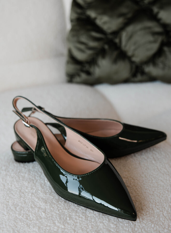 Slingback lakleder BYC1716 – Green