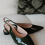 Slingback lakleder BYC1716 – Green