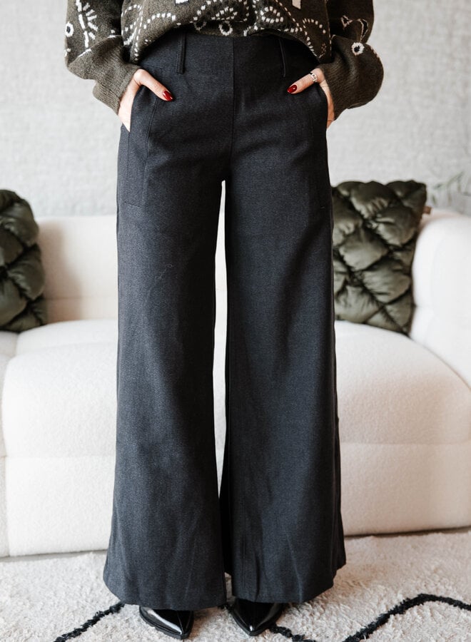 Nona classix straight trouser – Grey