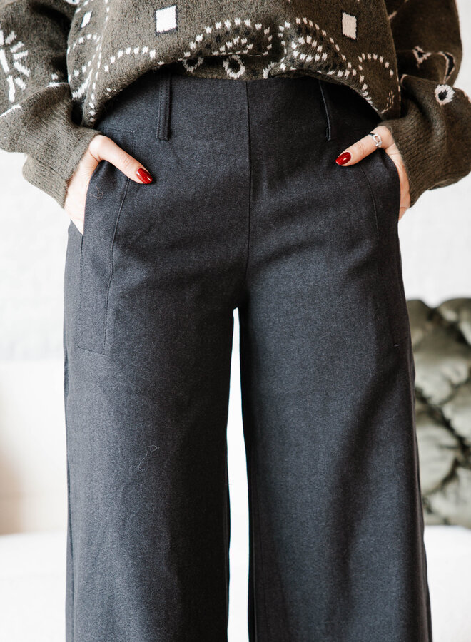 Nona classix straight trouser – Grey