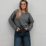 Nora longsleeve stripes – Kaki