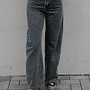 Brune barrel jeans – Grey