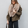 Lotti jas daim bomber faux fur – Green