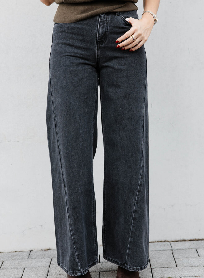 Barnes jeans palazzo – Dark Grey