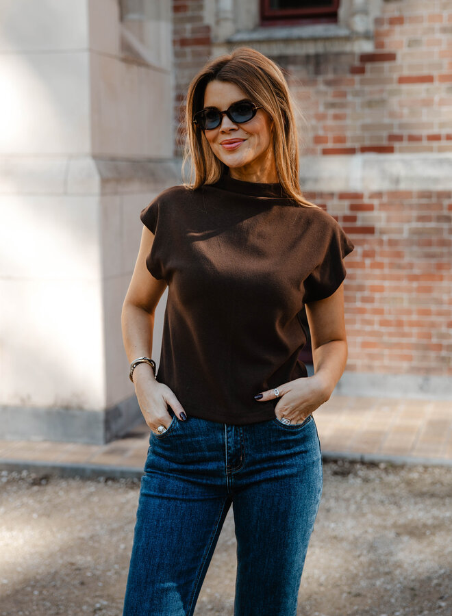 Alexine Top trui col – Choco