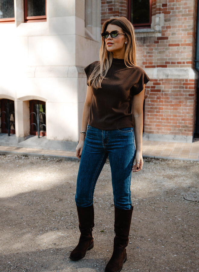 Alexine Top trui col – Choco