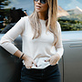 Mina fijn truitje ronde hals – Beige