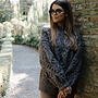 Melissa knitwear met col – Brown
