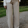 Gigi Wide leg stretch – Beige