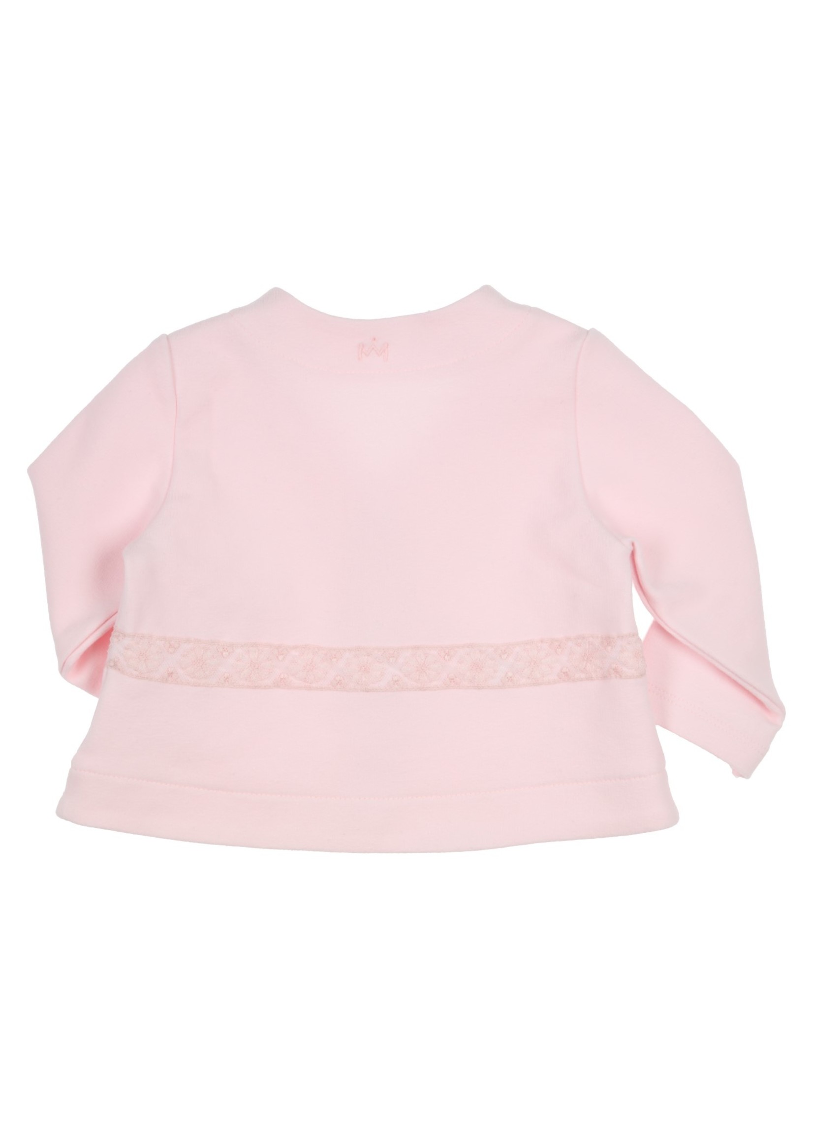 Gymp CARDIGAN - LACE AND BOW - CARB VIEUX-ROSE