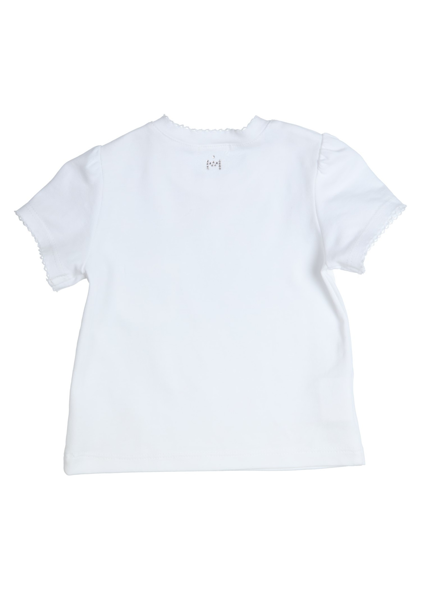 Gymp T-SHIRT - POCKET AND BOW - AER WIT