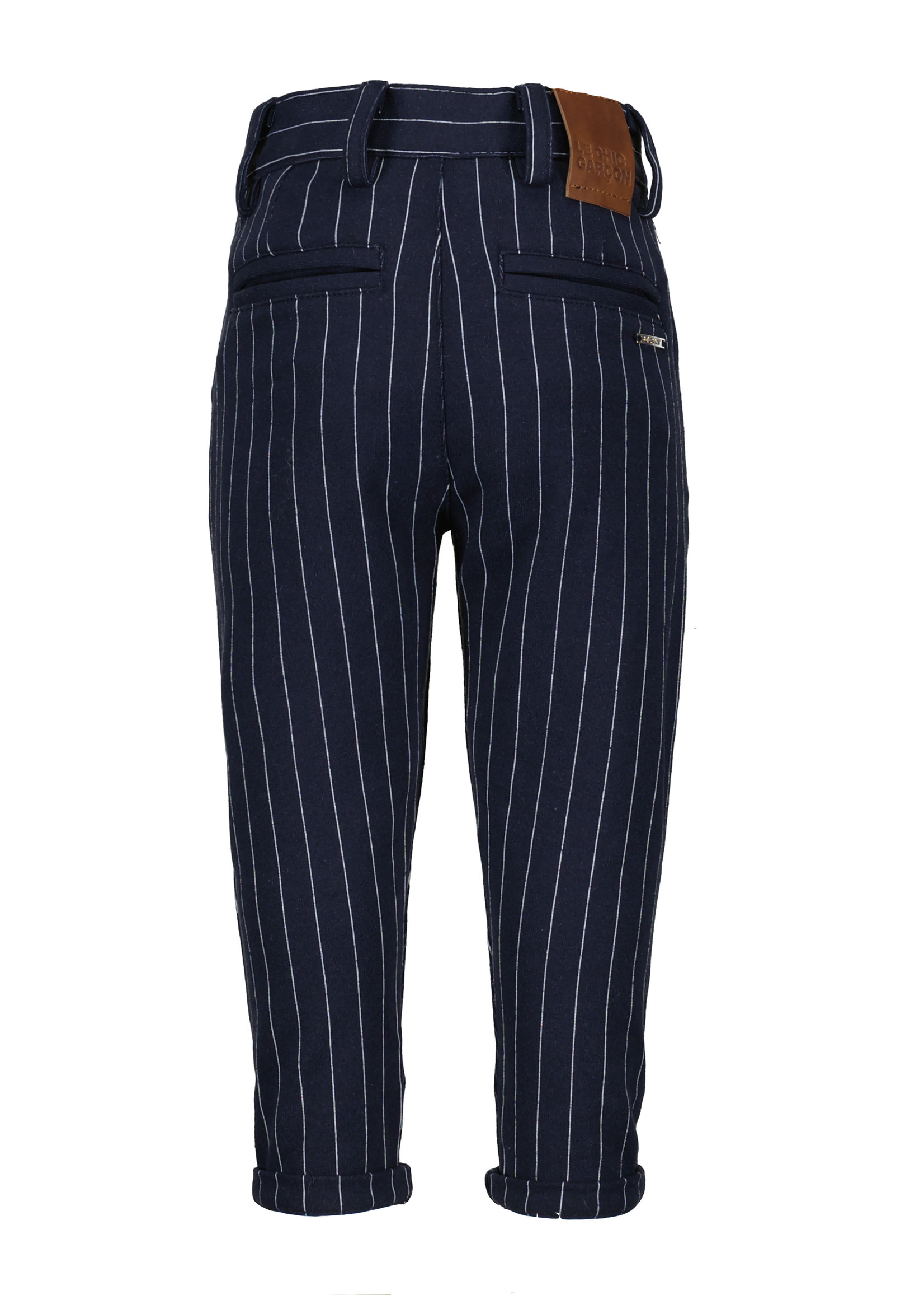 Le Chic DAVY pinstripe trousers Blue Navy