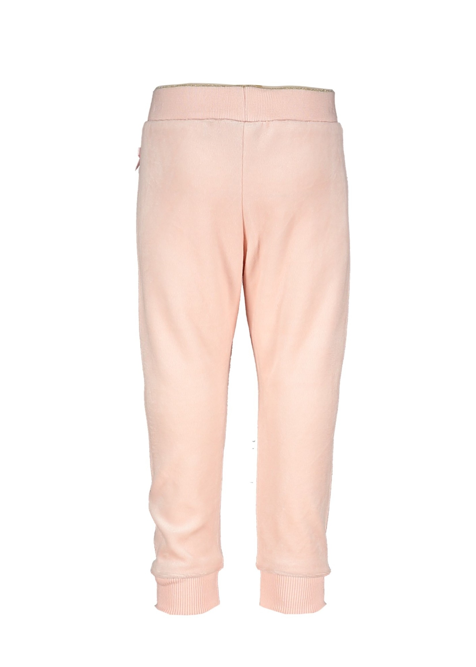Le Chic DAHLIA soft velours trousers Pink Lemonade