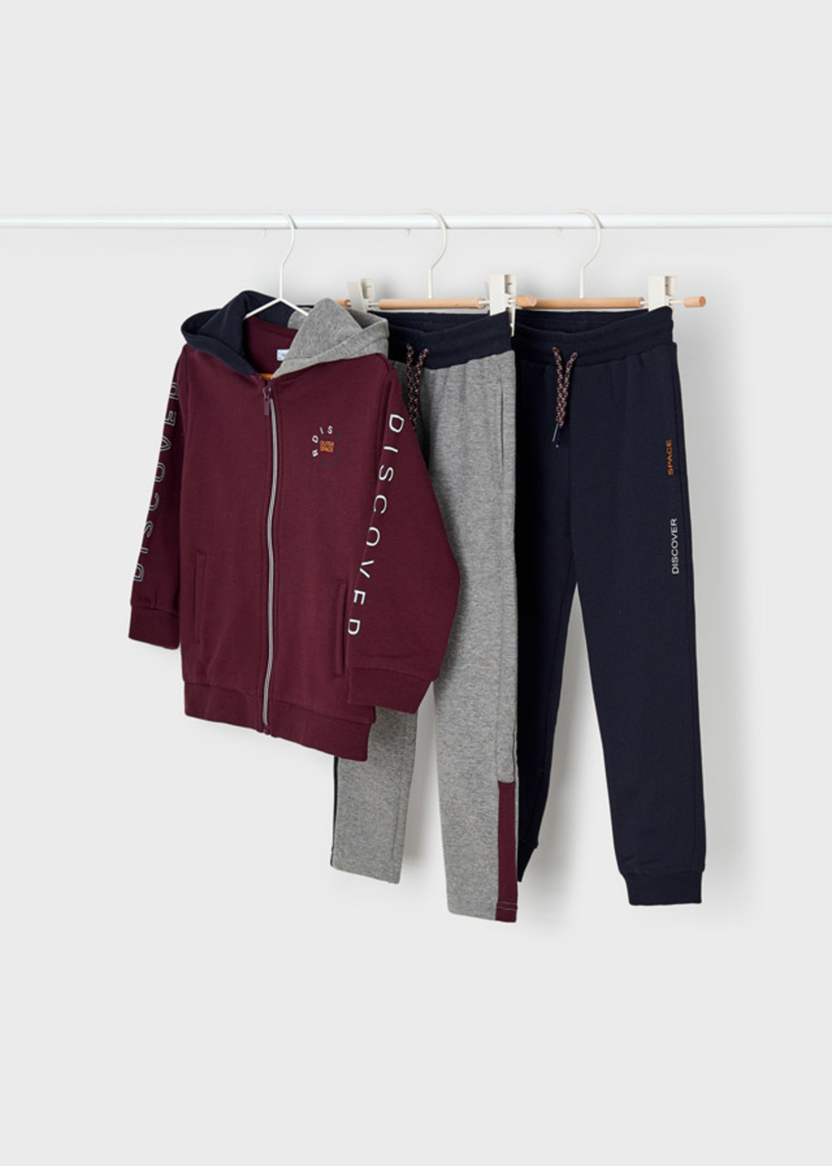 Mayoral 2Pc tracksuit with hood       Plum