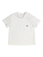 Gymp T-shirt Aerobic White - Navy 353-3350-20
