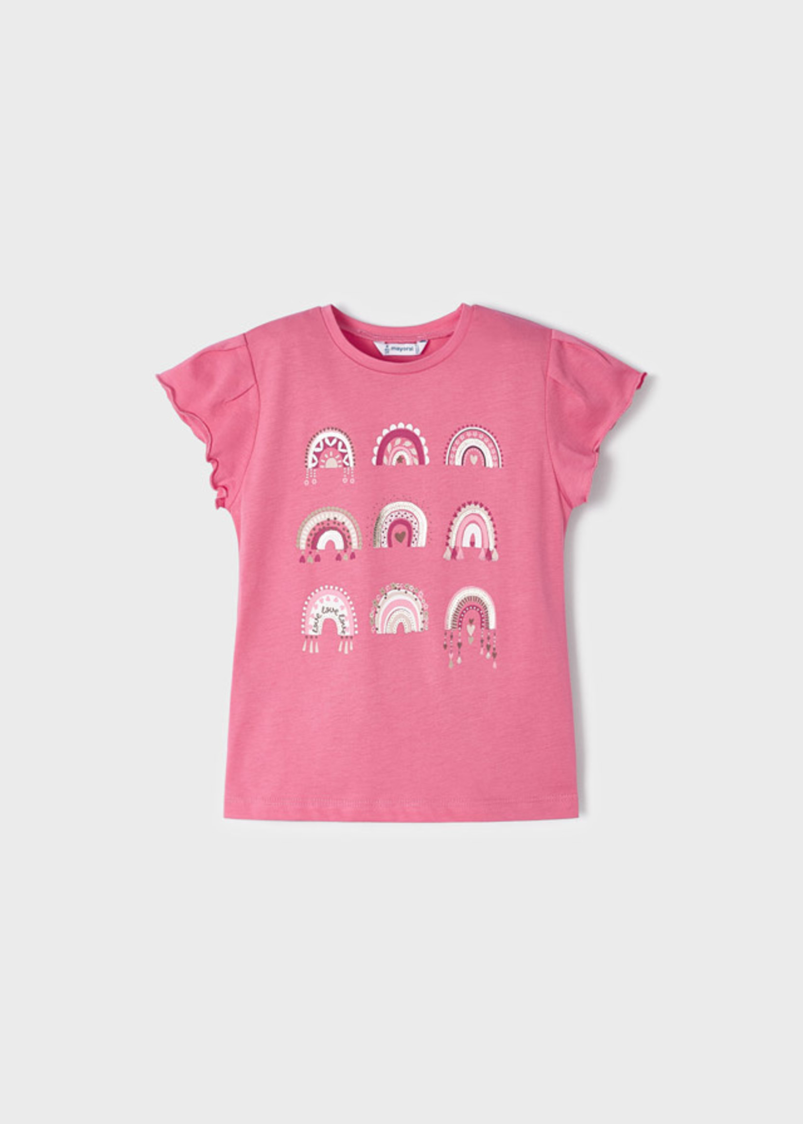 Mayoral 810 Mini Girl            S/s t-shirt                   Peony